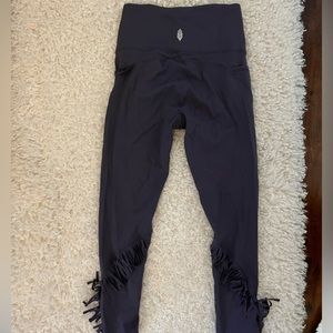 Free People Movement fringe leggings
